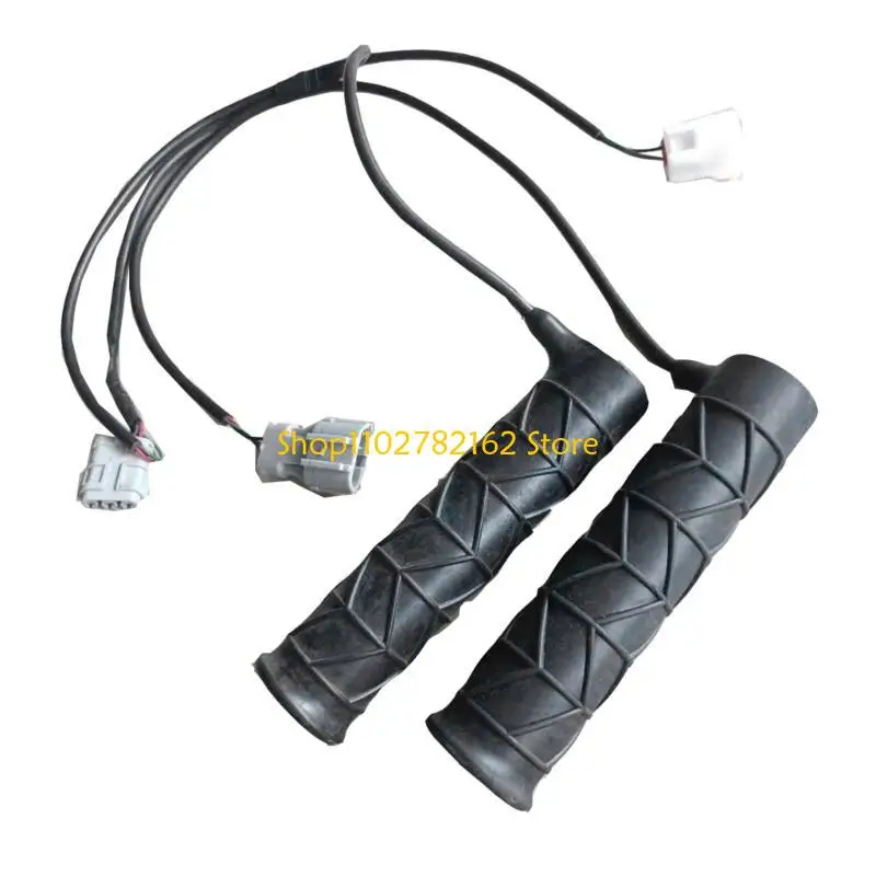 

547B Versatile Heated Hand Grips Comfortable for Cold Weather Motorcycle Adventures