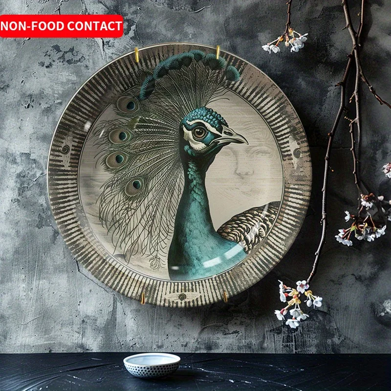 1Pc Peacock Ceramic…