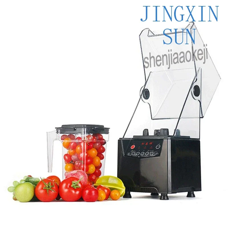 Food Blender Sound Insulation Food Processor Smoothie Maker Milk-shaker Mute Juicing machine Food mixer 220v 800w 1pc