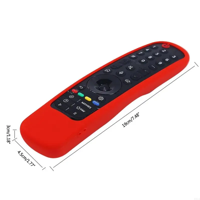 R91A Silicone colorido para o caso para AN-MR21GC MR21N/21GA REMOTE CONTROL