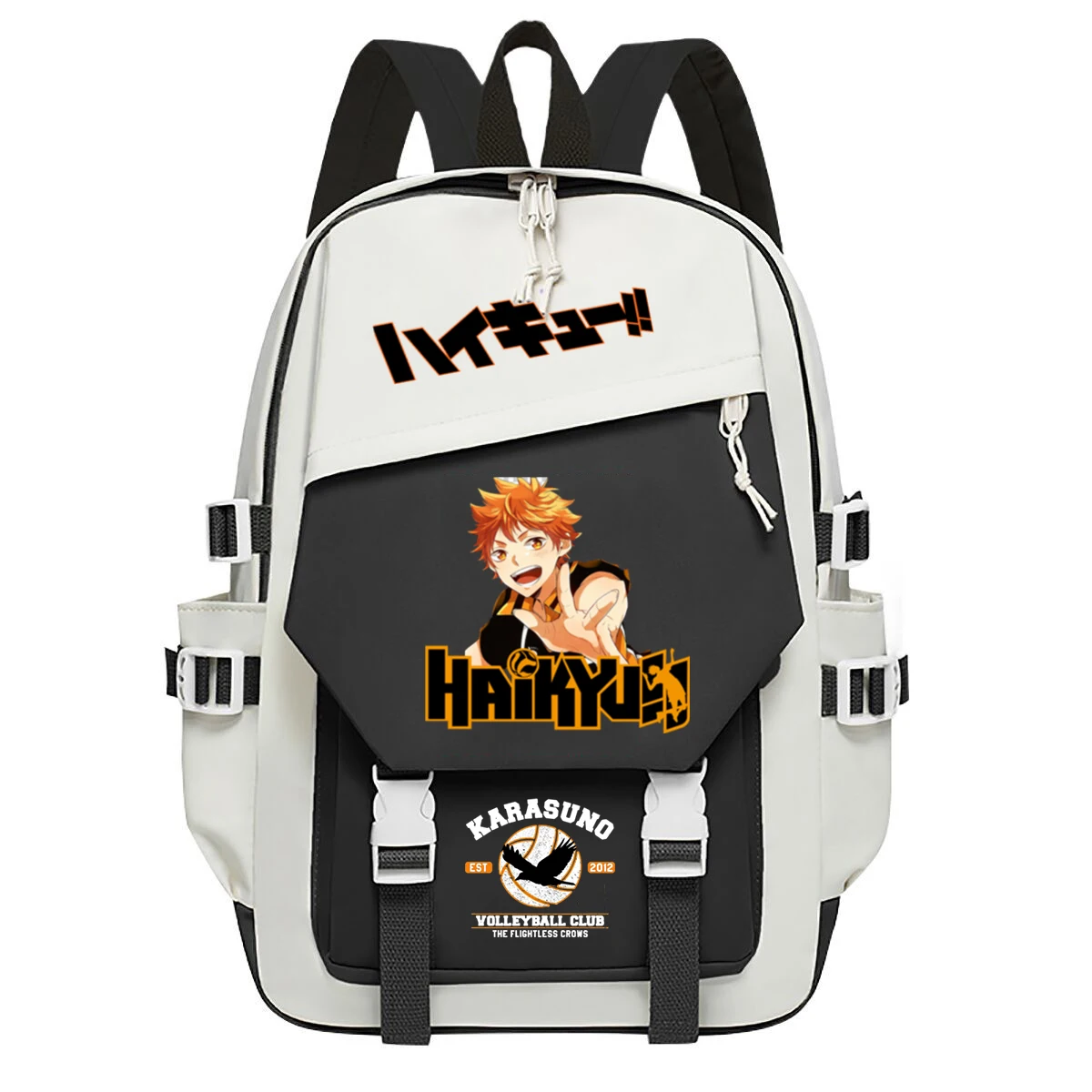 

Y2K Haikyuu Shoyo Hinata Backpack Fashion Tobio Kageyama Anime Boys Girls Schoolbag Students Bookbag Outdoor Travel Backpacks