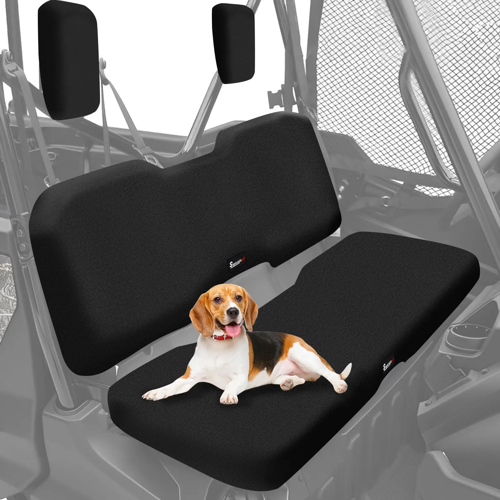 

Чехлы на сиденья, совместимые с Pioneer 1000 1000-5 2016-2025 гг. (переднее сиденье) 1000-6 (переднее и заднее сиденье) Водоотталкивающий чехол на сиденье скамьи