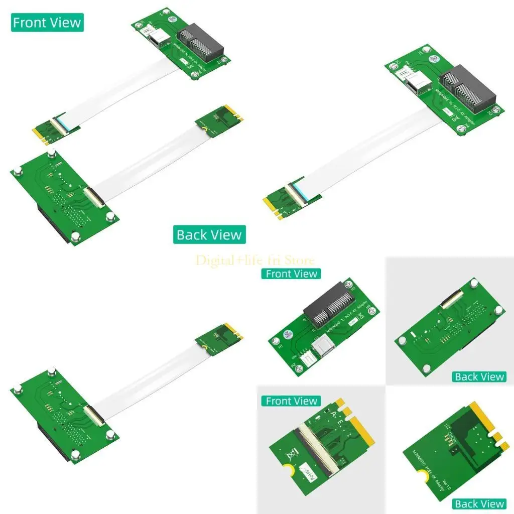 

E06D Горизонтальная установка NGFF (M.2) в PCI-E 1x 4x 8x 16x Адаптер Адаптер Кабельный конвертер Расширение возможностей вашего