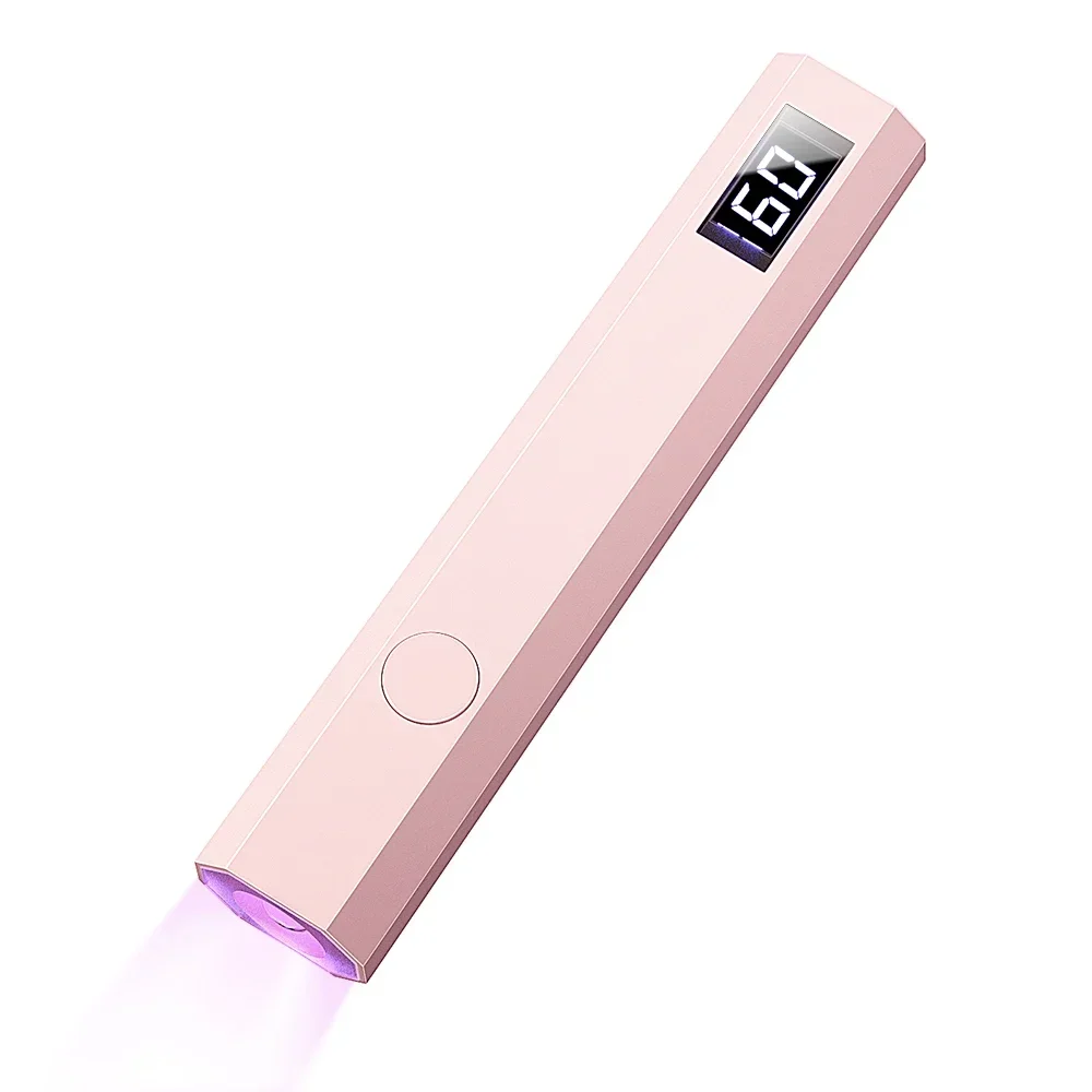 YIKOOLIN Mini Handheld UV Draadloze Nagellamp Gel Nagel UV Lamp met LED Display Kleine Draagbare Lichttherapie Lamp Nagel