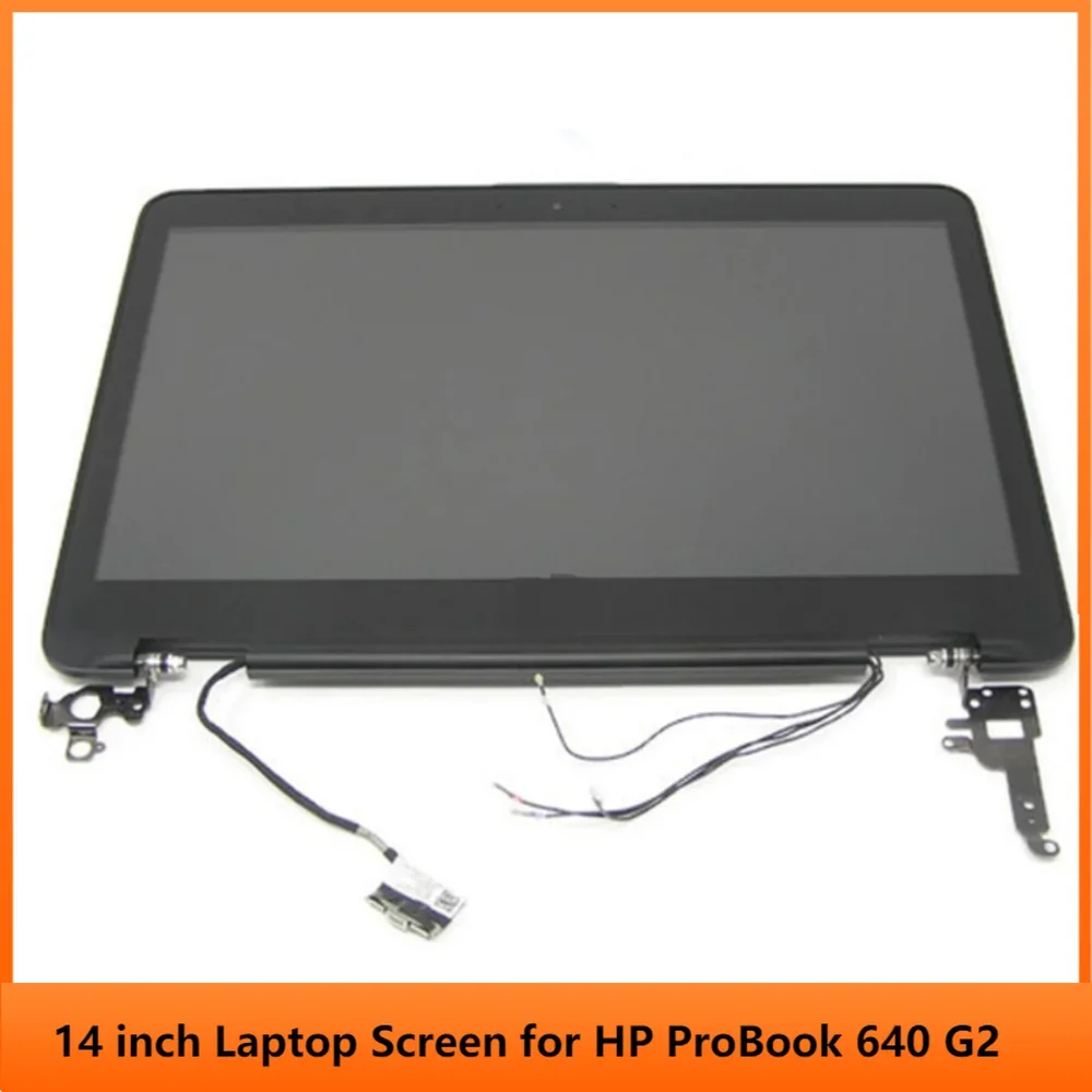 

841484-001 14 inch Laptop Screen for HP ProBook 640 G2 HD LED LCD Touch Screen Assembly Panel Replacement 30 Pin 1920x1080