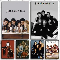 Friends TV Show Poster No Framed Poster Kraft Club Bar Paper Vintage Poster Wall Art Painting Bedroom Study Stickers