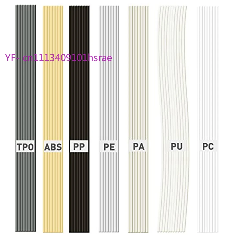 56Pcs Plastic Welding Sticks 7 Kinds ABS PP PU PE PA PC TPO 13