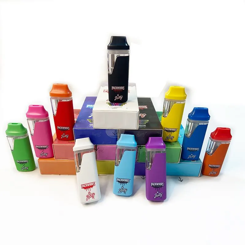 50 stücke Runtz x Pack woods Vape Pen Kits 380mAh E Zigaretten wiederauf ladbare Batterie 1ml leere Pods Vapor izer mit Schubladen box Paket