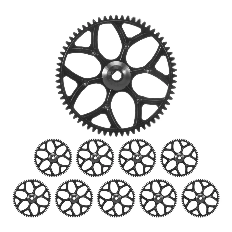 

BEDW-10 шт. основная шестерня для Wltoys V911S V977 V988 V930 V966 XK K110 RC вертолет самолет дрон запасные части аксессуары