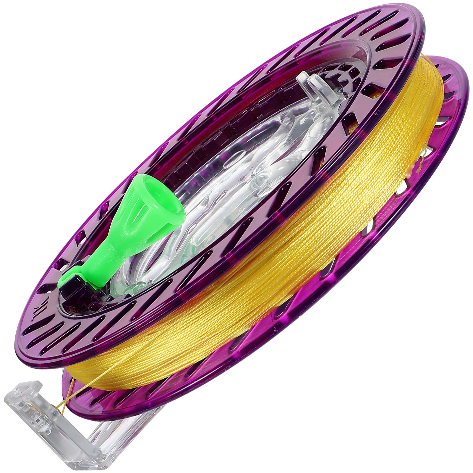 1 Juego de carrete de rodamiento de bolas antigolpes, carrete portátil duradero para exteriores para cuerdas de cometa voladora, suministro para niños, accesorios para cometas