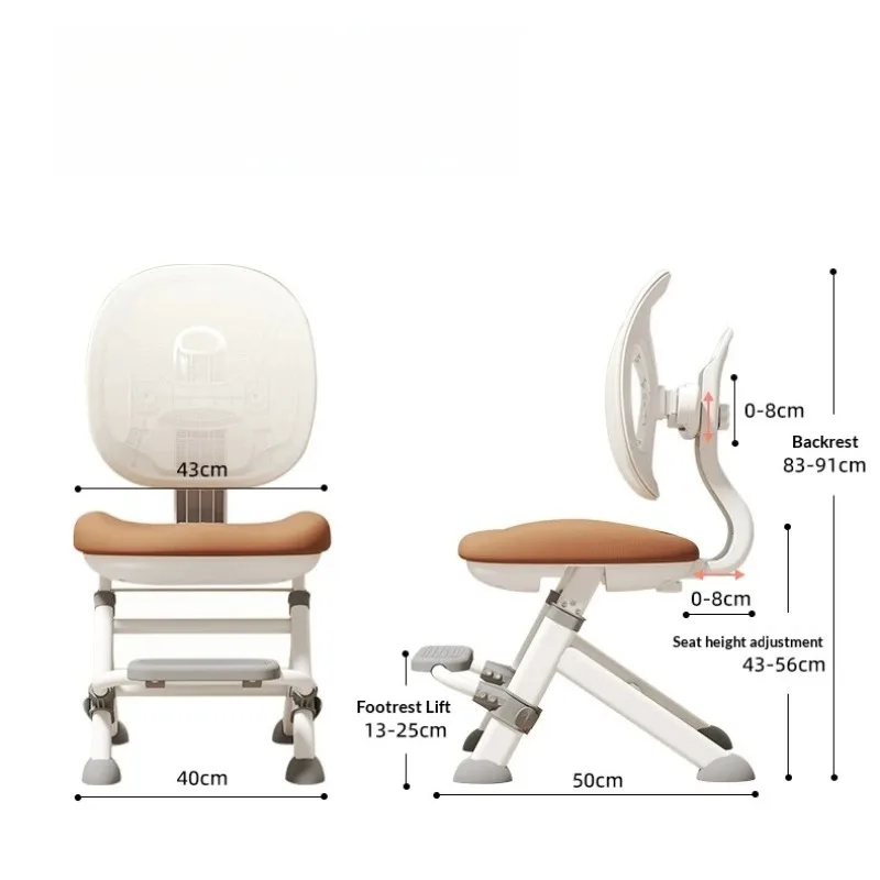 Youth Desk Chair Child Children's Furniture Children's Chair Table Study Chair Kids Girl Dining Toddler Room Growing Gamer Kid