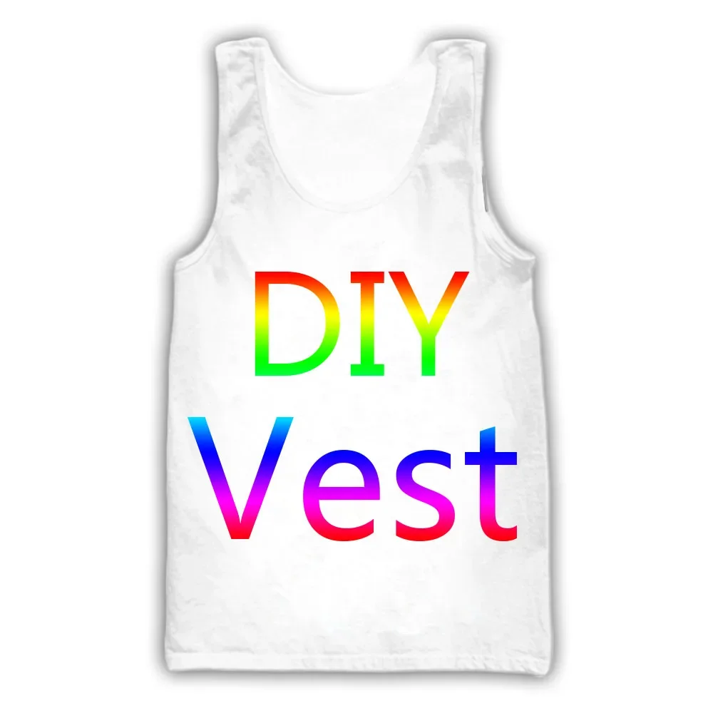 

MCDV-custom made DIY customize Unisex Casual tops 3D All Over Printed vest/Tan Tok Mens Womens