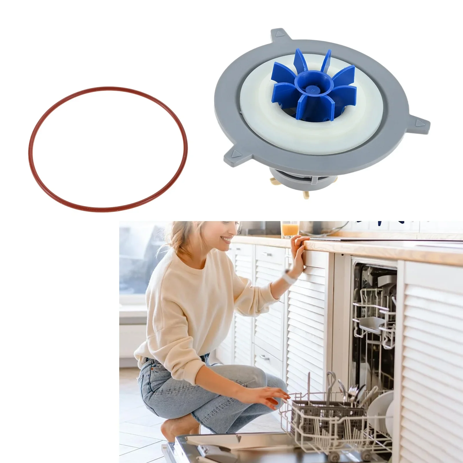 

524922P Dishwasher Pump Motor Rotor Assembly for Fisher & Paykel DD24 DS24 DD60 DS60 9&10 M1527674 Pd00069208 AP6791713 518712P