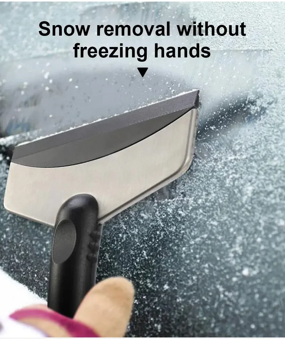 Multifunction Car Snow Shovel Winter Windshield Defrosting Ice Scraper Tool Glass Snow Removal Tools Auto Accessories