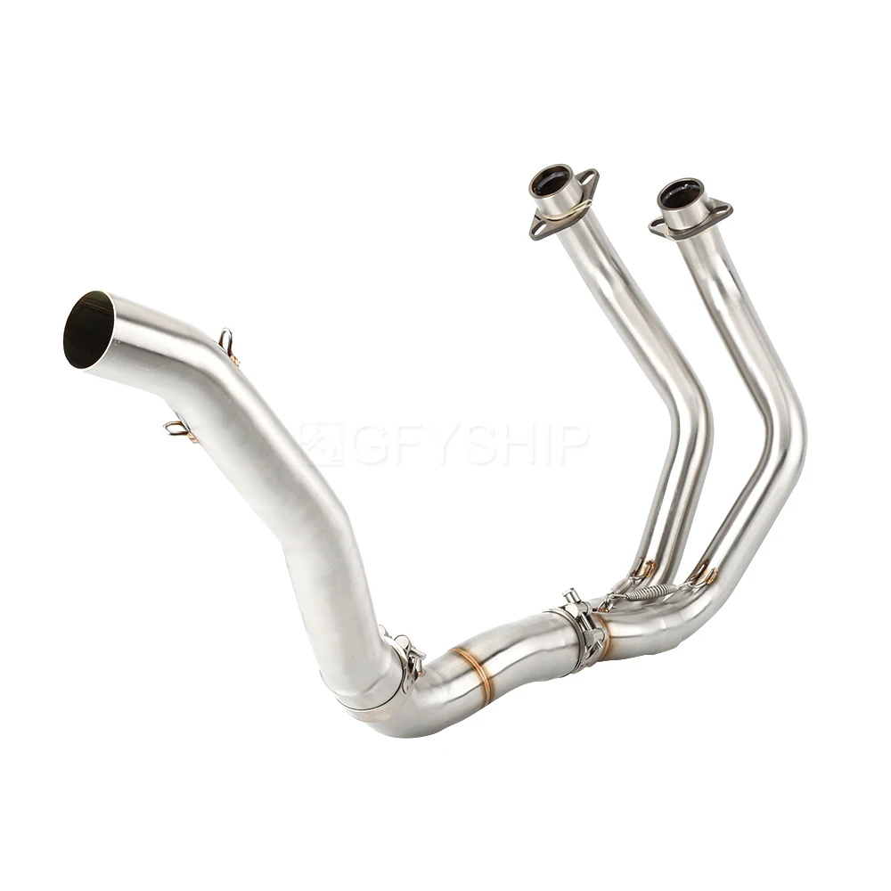 

For Yamaha R7 2021 2022 2023 YZF R7 YZF-R7 Escape Motorcycle Exhaust Muffler Header High Level Link Pipe 51mm Slip-on