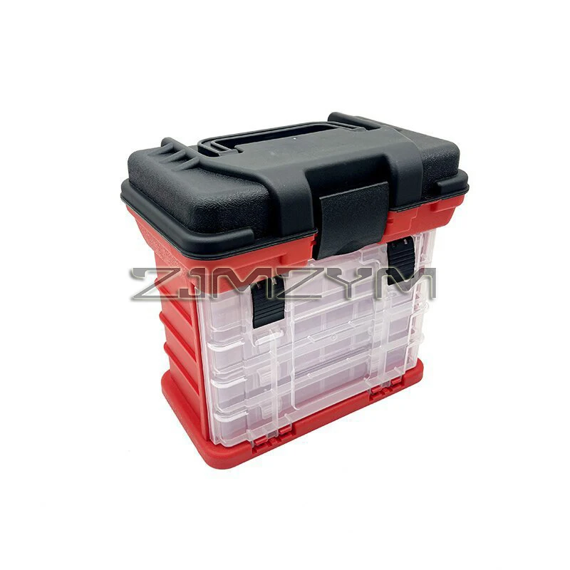 27x17x26cm 4-layer Multifunctional Fishing Gear and Bait Storage Tool Box Accessories Fishing Tackle Fishing Equipment
