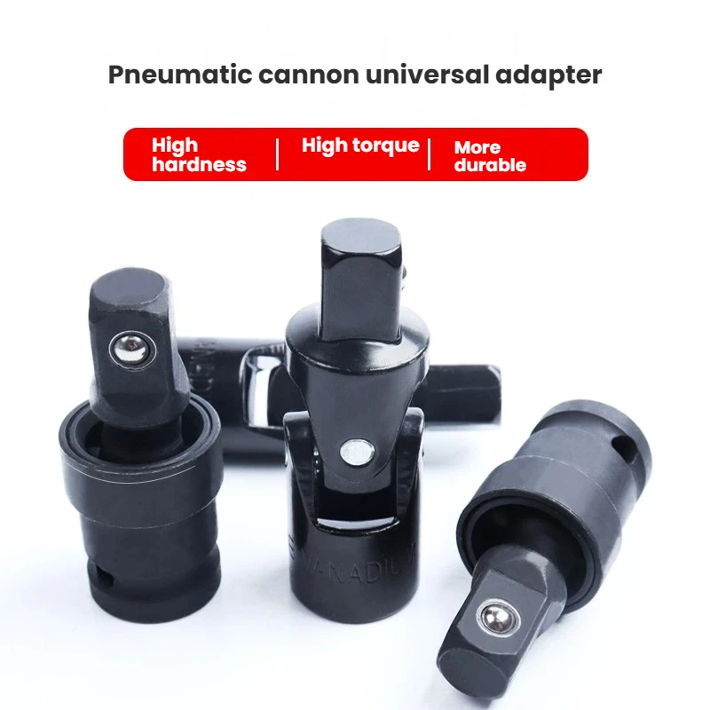 Giunto universale per chiave elettrica, adattatore per pistola ad aria compressa, asta di collegamento rotante a 360 gradi, testa a manicotto Dafei