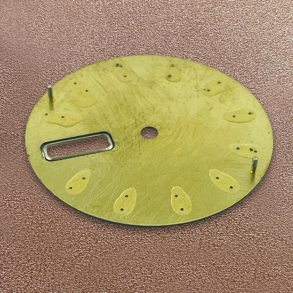 Esfera de buceo con logotipo S5 de 28,5mm, adecuada para movimiento japonés NH35/NH36, accesorios de modificación de reloj de calidad mate luminoso verde