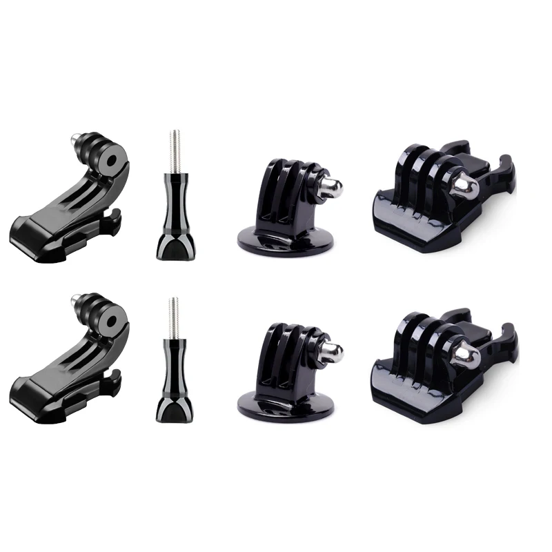 J Hook Buckle For Gopro Hero 9 8 7 6 5 4 Torso Belt Helmet Mount Base Yi 4 K SJCAM SJ4000 Wifi Action Camera Accessories