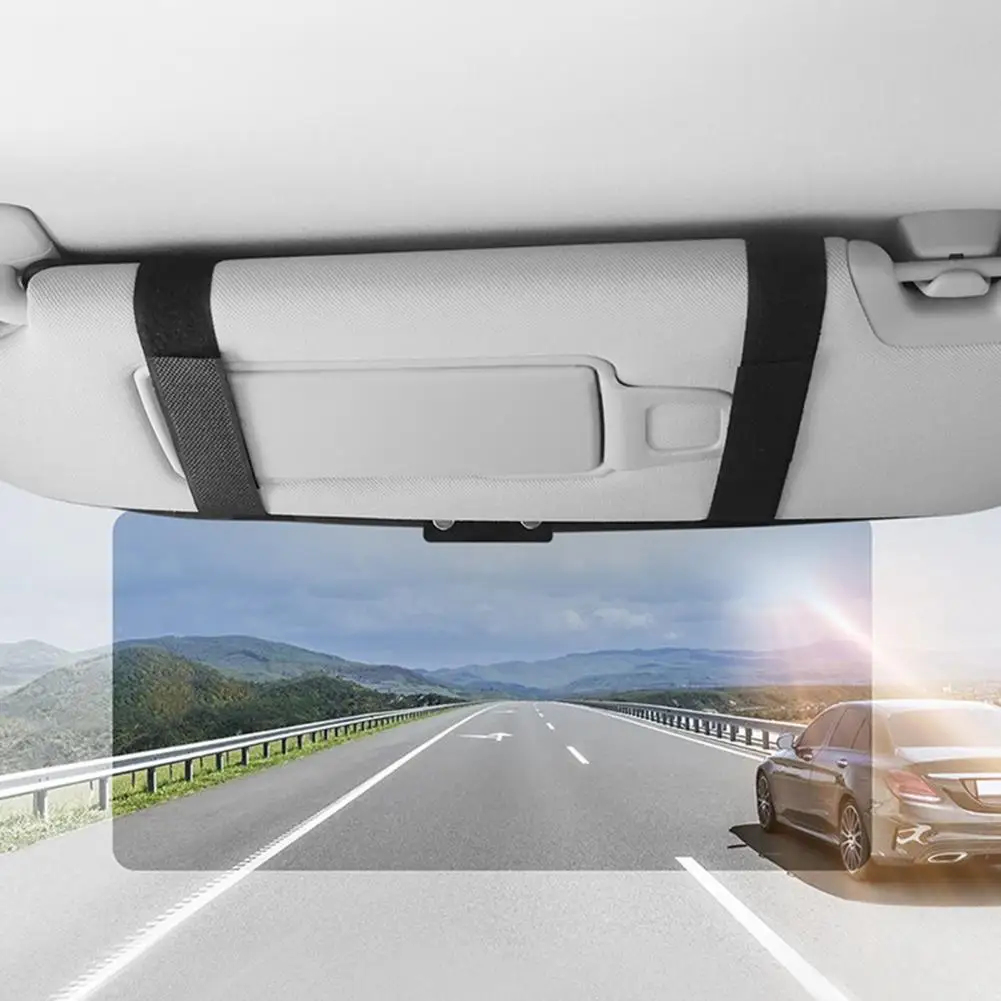 Vehicle Organization Car Sun Visor Extender with Anti-glare Night Shield Universal Vehicle Accessory Card Organizer Sunglasses