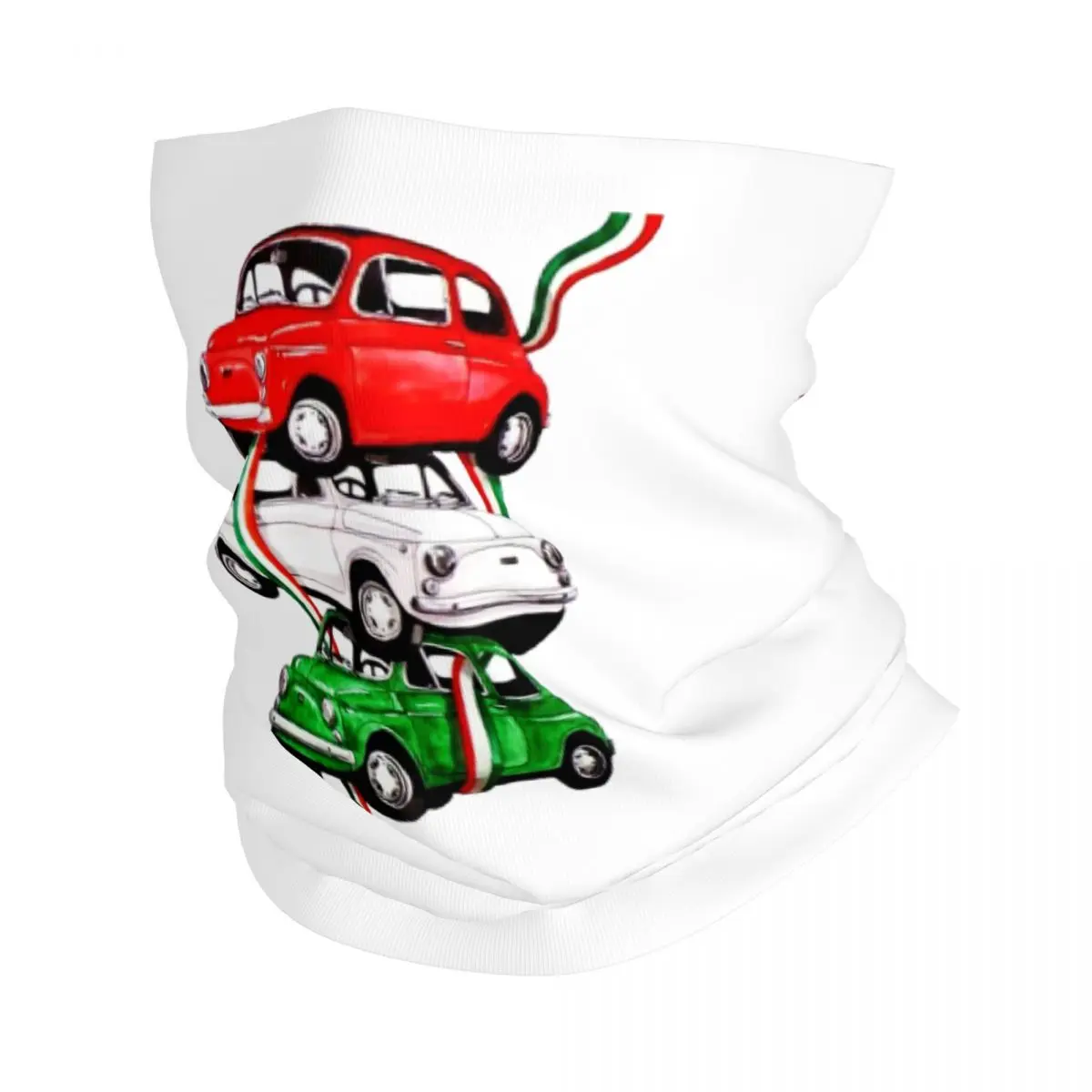 

Custom Vintage Italy Flag Car Bandana Neck Gaiter Windproof Face Scarf Cover Women Men Italian Pride Headwear Tube Balaclava