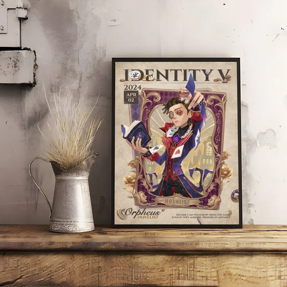 Game Identity V Poster Room Decor Home Decoration Interior Wall Art Printing Waterproof Garage BedRoom Posters Gift