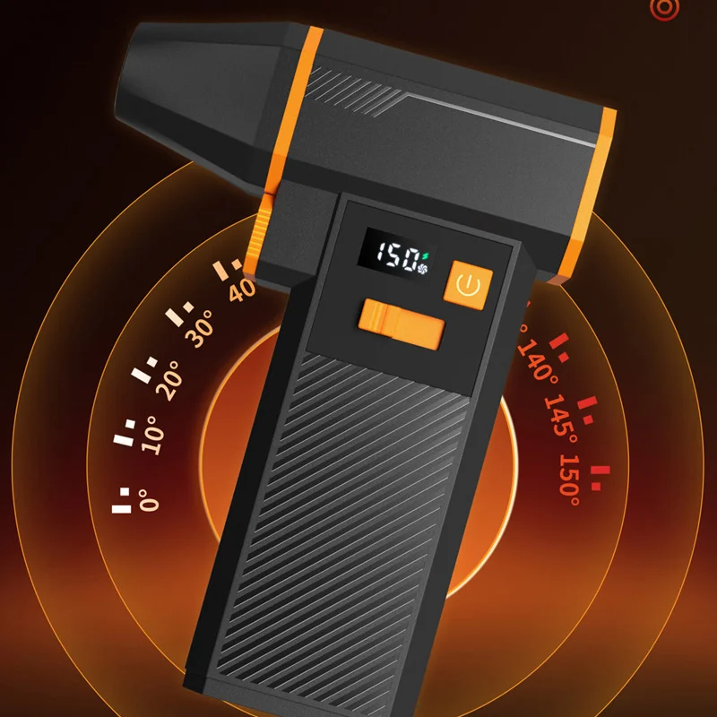 جديد عنيف الكهربائية توربو منفاخ نفاث قوية يده منفاخ الهواء مع إضاءة LED فرش السيارات USB قابلة للشحن منفاخ