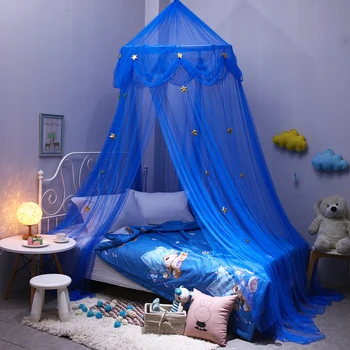 Mosquitera colgante para decoración de cama de bebé, cortinas de tul para dormitorio, casa de juegos, habitación de niños