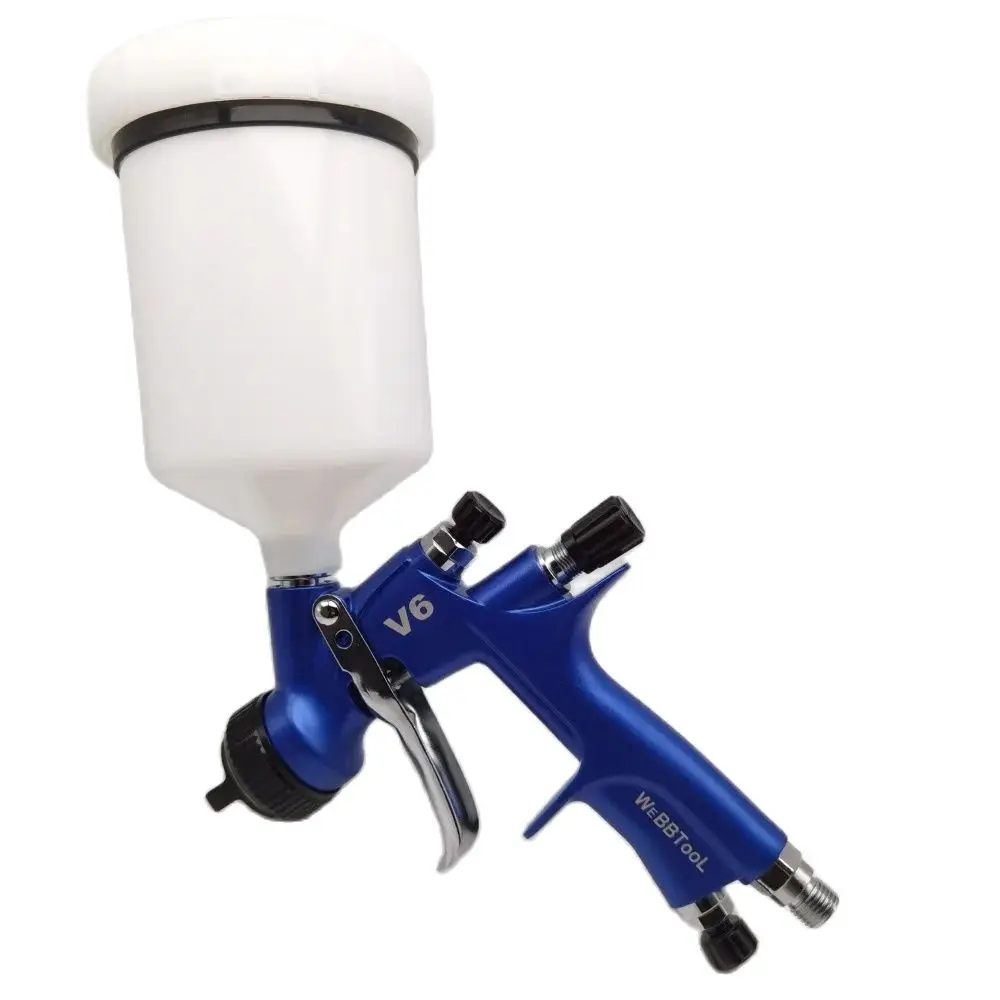 New Spray Gun V6 Pro 1.3MM Car Paint Spray Gun High Quality Varnish High Atomization Spray Paint Gun
