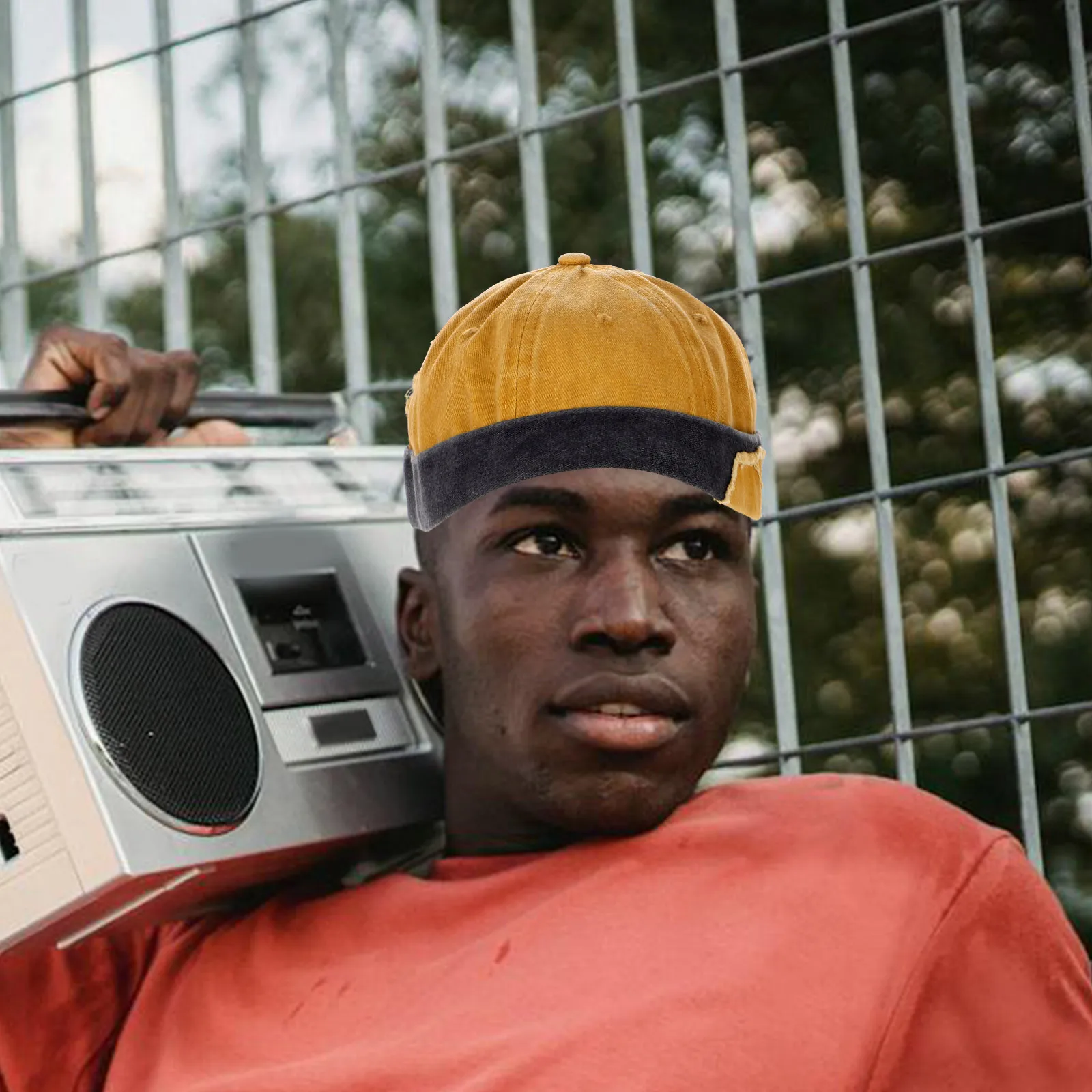 

1pcs Vintage Brimless Cap For Men Sailor Style Cotton Fisherman Beanie No Brim Hat Mens Brimless Cap Outdoor Cooling Hat Casual