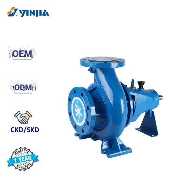 YINJIA High Flow End Suction Bare Shaft Centrifugal Water Pump For Cleaning Sets