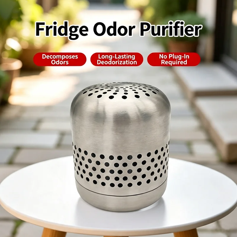 Refrigerator Airs Freshener Box 24-Hour Odor Neutralization Smell Absorber Extends Food Freshness Prevents Taint Purifying