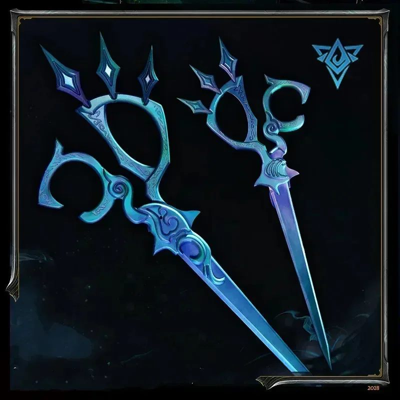 

Game LOL Gwen Cosplay Prop PVC Scissors Replica of Weapons for Halloween Christmas Party Comic Exhibition Accessories Shears