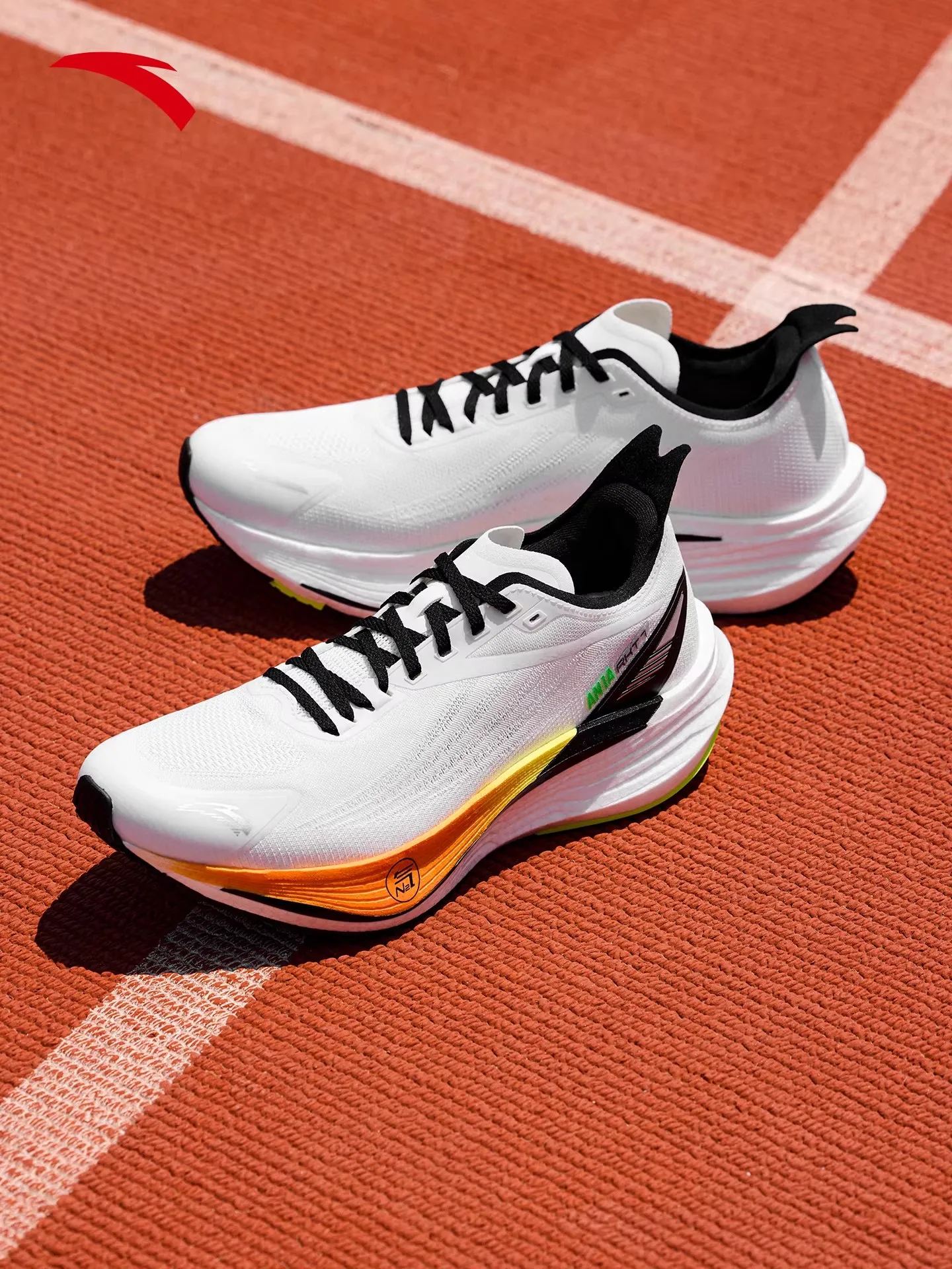 ANTA SPORTS SHOES Men's Nitrogen Technology Rebound Cushioning Anti-Slip Racing Training Running Shoes