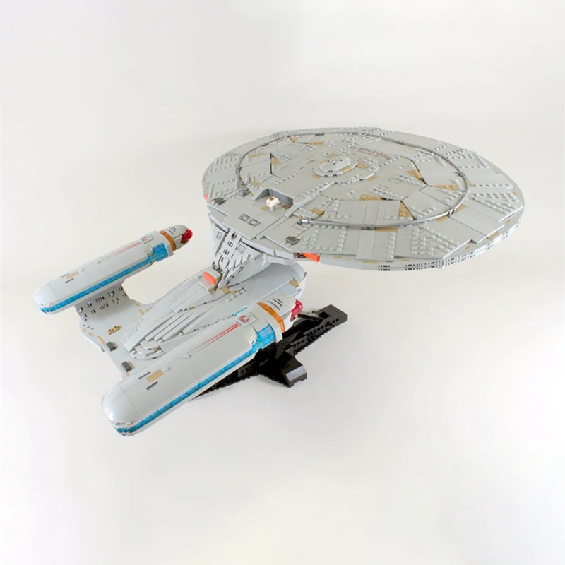 3600 Piezas De Bloques De Construcción Star Trek Para Decoración De Habitaciones, Modelo De Ladrillos Del Enterprise Espacial, Compatible Con El Set 10356, Regalo De Cumpleaños Para Adultos — -68%, 244.22€ Coupon, from 111.25€ – 68% descuento – €111.25