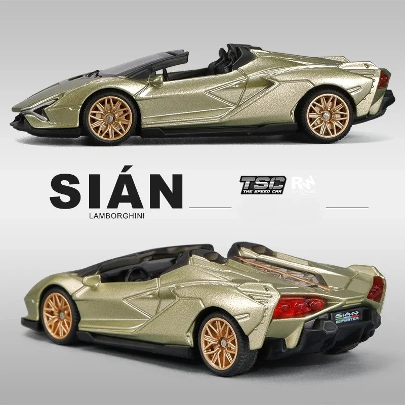 

Alloy Super Car Model Children Boy Toy Diecast Miniature Voiture of 1:64 Decor Collection Hobbies Lambor Sian Vehicle Gift Home