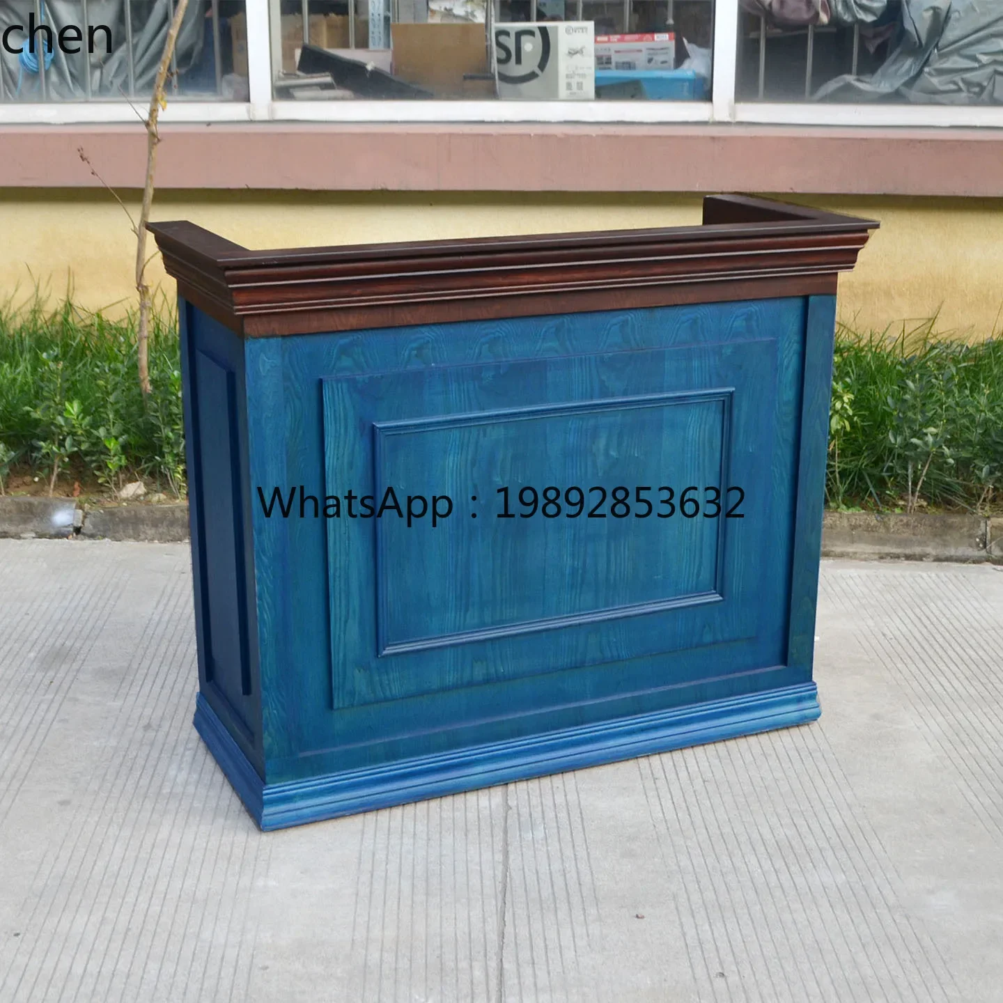 i5.15 retro cashier counter clothing barber shop B & B tea shop bar table front desk
