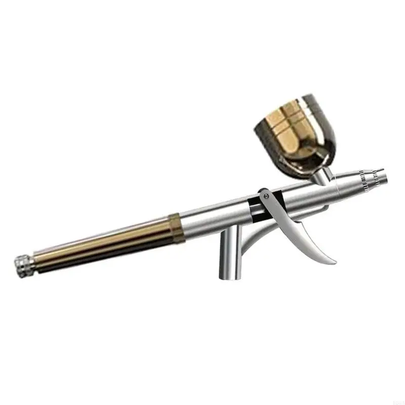 Double Action Model Multi-Purpose Gravitational Feed Sprays Guns Set For Sprays Makeup Art Crafts Tattooing Cake