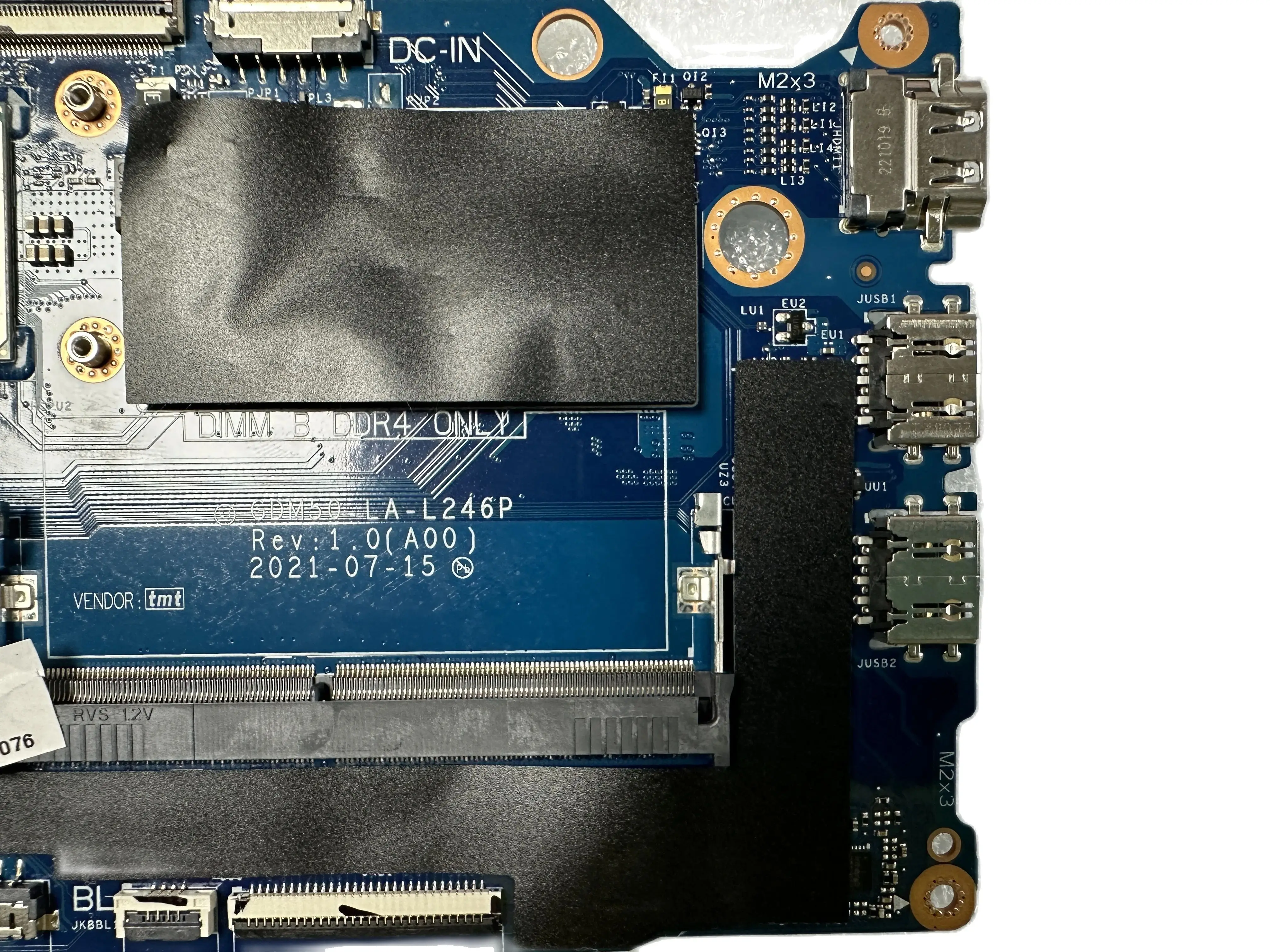 Imagem -05 - Motherboard para Dell Dell 3511 Motherboard Laptop I31115g4 I5-1135g7 I7-1165g7 Cpu 35 45pin 0k6gnh 0myjwc Ddr4 Testado Gdm50 La-l246p
