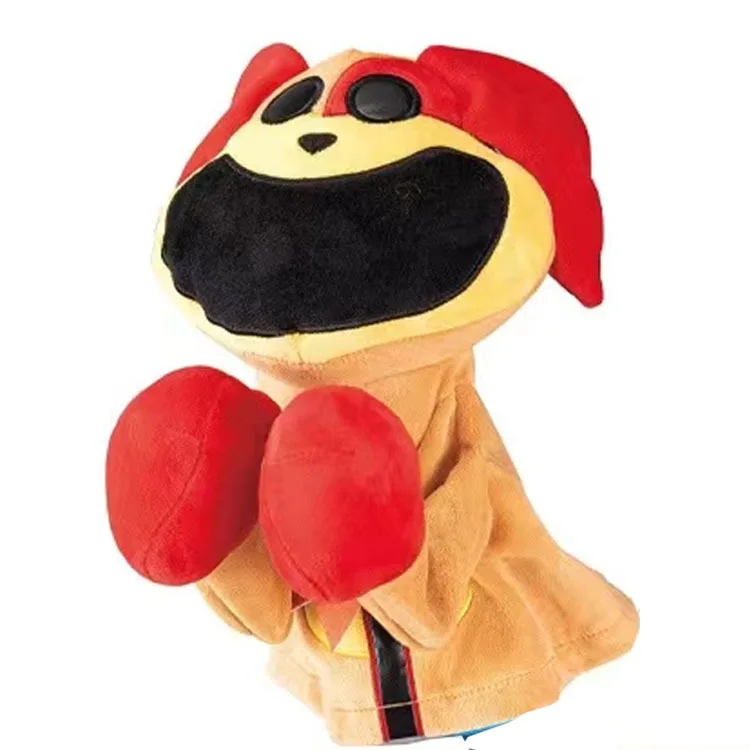 Smilinged Critters Boxing Catnaps Plush Doll Hand Boxing Puppet Finger Kung Fu Animal Toy Boxing Dog Kawaii Stuffed Kid Toy NEW﻿