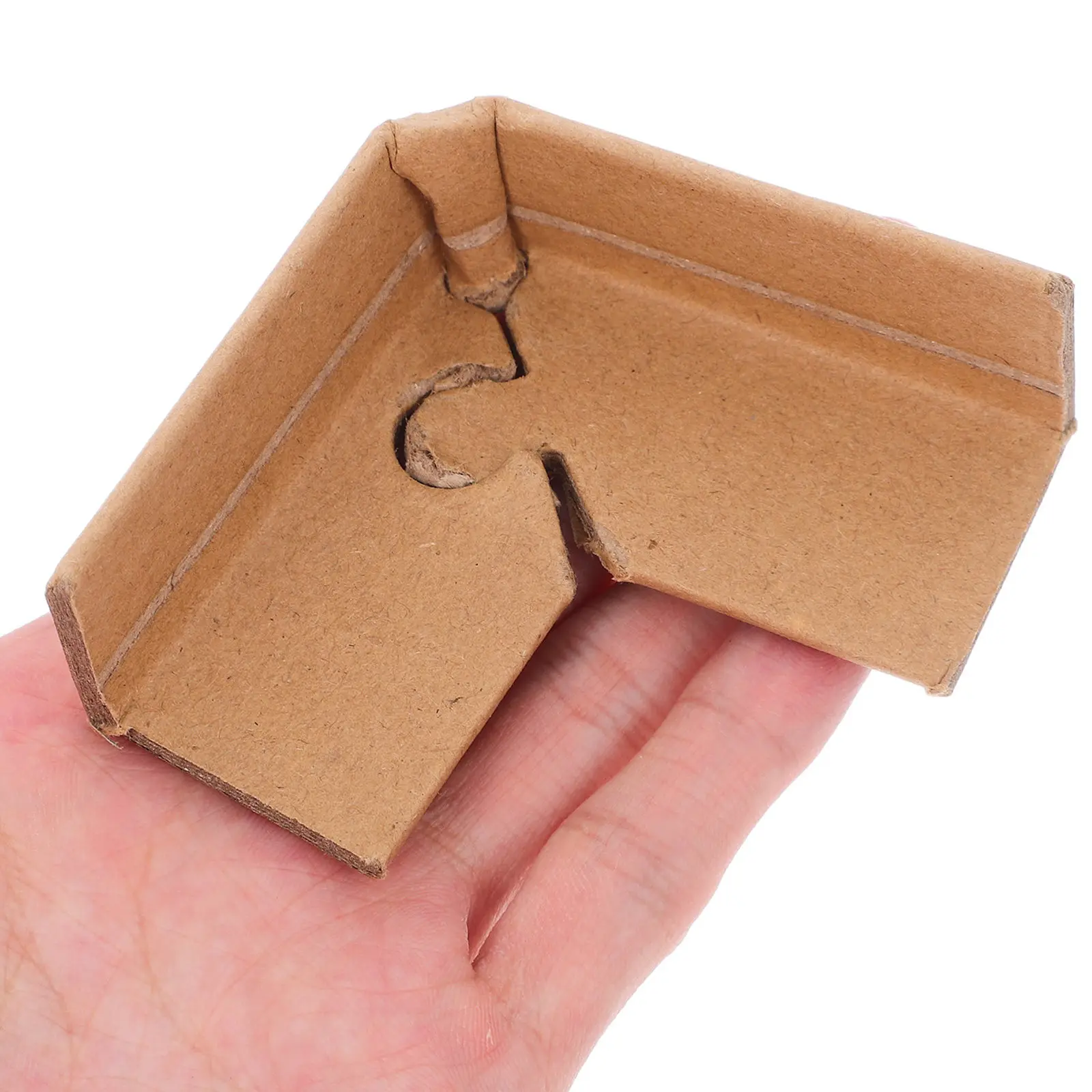 

50Pcs Edge Protectors for Cartons Strong Paper Corner Guards Reusable Packaging Corner Protection L-Shaped Design for Safe