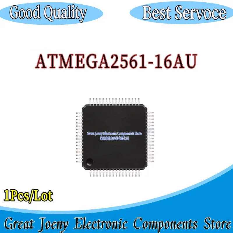 

100% Brand New Original ATMEGA2561 ATMEGA2561-16AU IC MCU Chipset Bulk Best Price TQFP-64 Plastic Casing