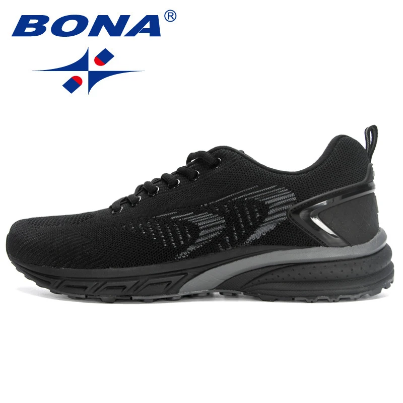 BONA New Arrival Outdoor Walking Comfortable Sneakers Lace Up Athletic Shoes For Men Popular Style Men Running Shoes