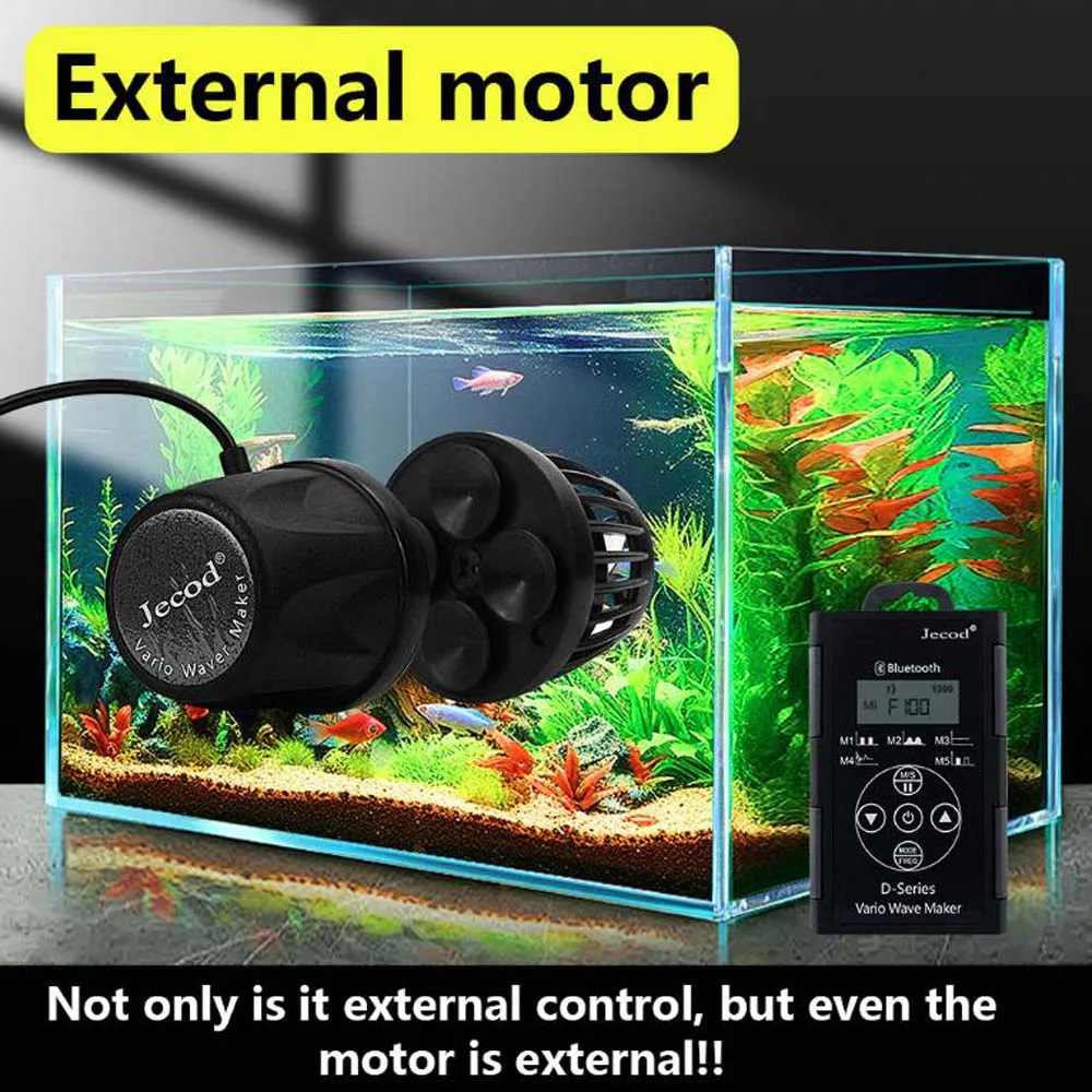 DMP-10/15 Smart Wave Maker Bluetooth App Control Aquarium Pump for Freshwater Planted Marine Aquarium 60cm 24inch Tank 20gallon