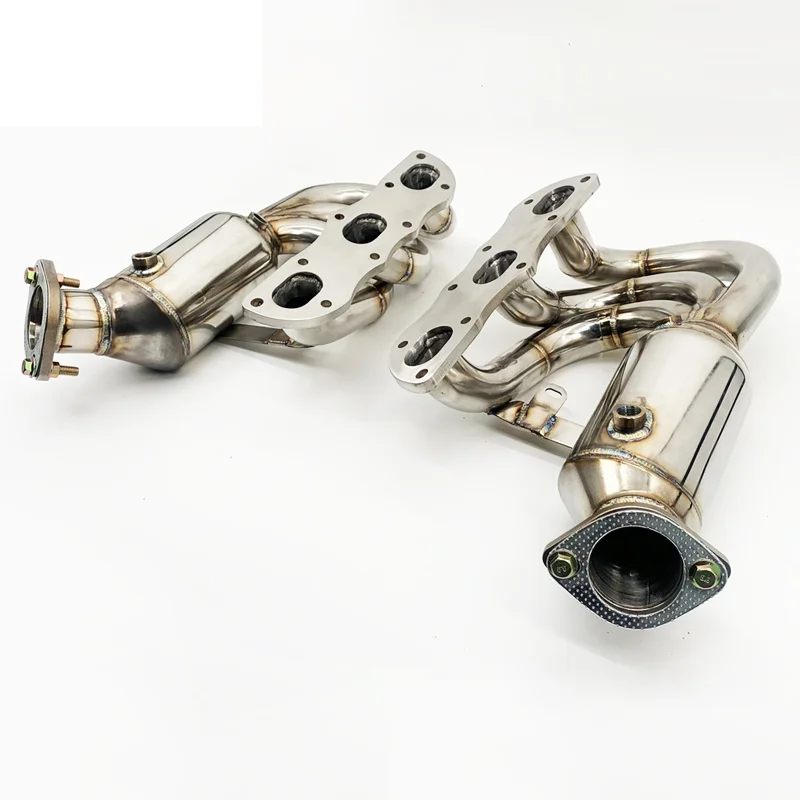  Head Section High flow Pipes Exhaust Pipes branch downpipe Exhaust Pipe with catalyst For Porsche BOXSTER 981 2.7/3.4 