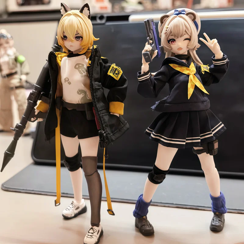 Коллекционная шарнирная фигурка Eden Industrial, 6 дюймов, в одежде, BJD, с черной железной подставкой, в слепой коробке, модный коллекционный настольный сувенир, подарок