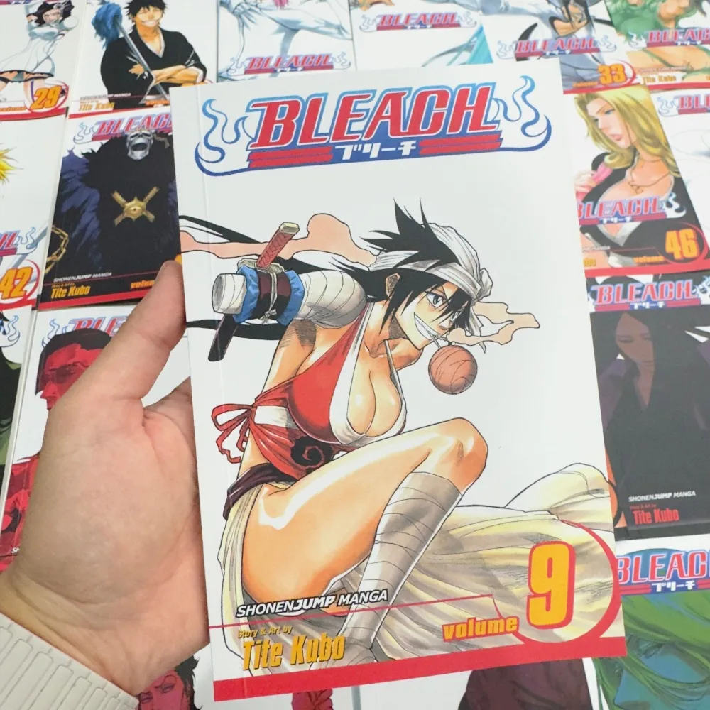 Deel 9, Realm Bleach Comic Book Kubo Taito BLEAC Japans stripboek Engels Tiener Wetenschap Mysterie Spanning Fantasy Comics