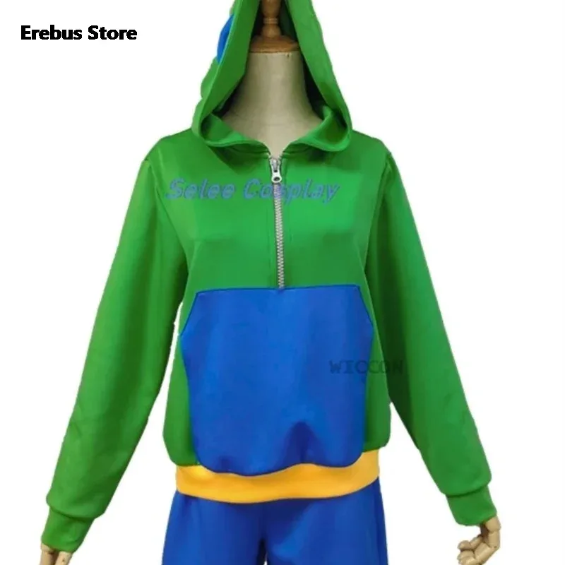 QQ 123Leon تأثيري الأسطوري Hoddies الزاحف الزي الموحد أنيمي للجنسين أعلى السراويل هالوين حفلة لعب الأدوار Doujin الملابس