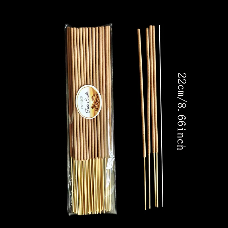 50/100pcs Premium Peruvian Sacred Wood Incense Stick Palo Santo Fragrance for Yoga Meditation Purifying Ideal Emotional Boosting