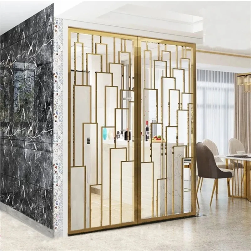 

Custom Made Decorative Room Dividers Acrylic Glass Partition Wall Partition Glass Interior Decorative Hall Partition